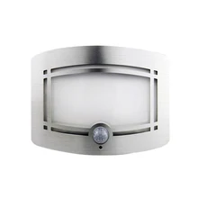 ABS квадратный автоматический светодиодный светильник с Индукционным датчиком, Ночной светильник с белым светильник для спальни, коридора, прохода