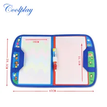 Cp1349 дети воды холст перерабатываемой воды граффити портативный пейзаж картина рюкзак Игрушка 47X29. 5 см