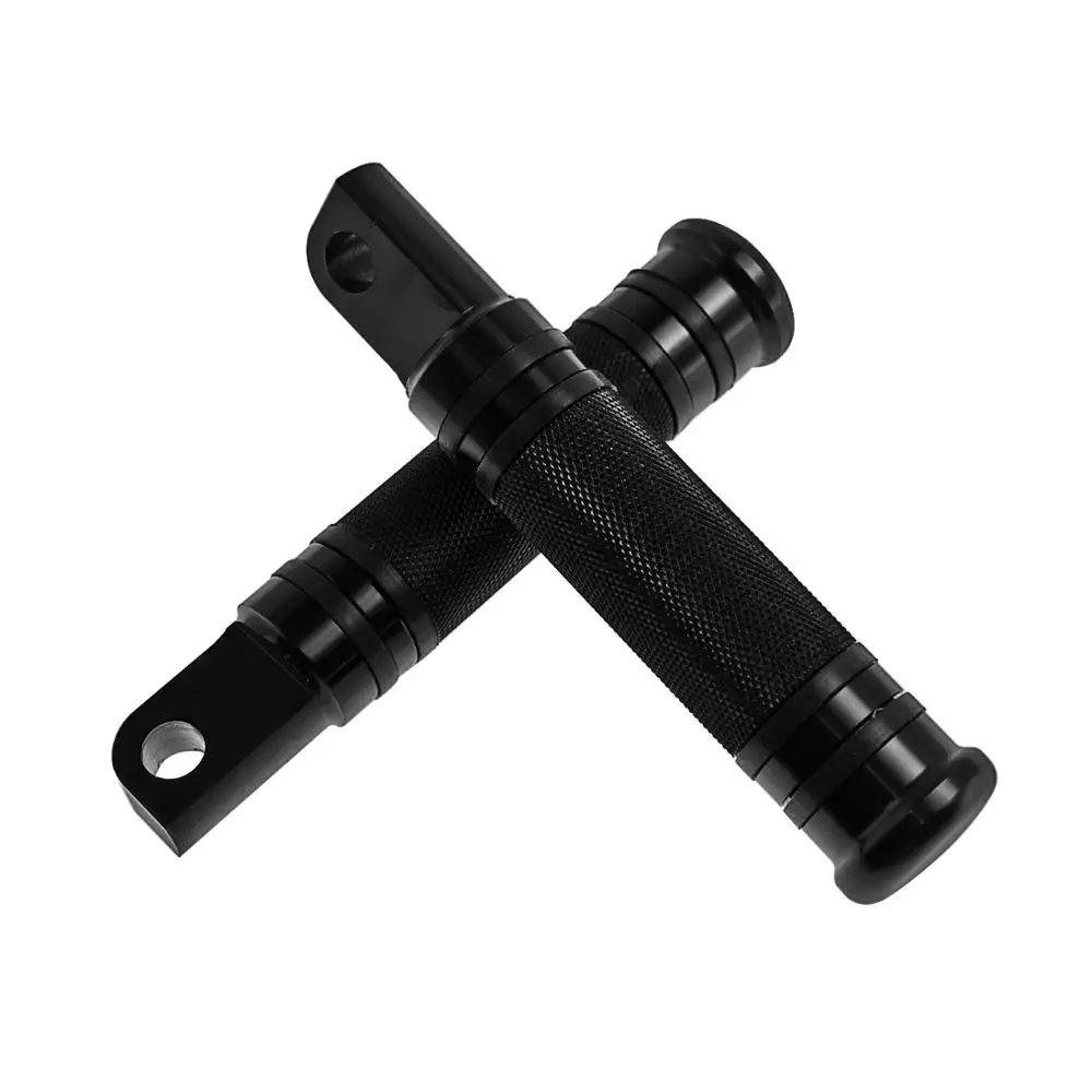 Repose-pieds moto CNC noir/хром repose-pieds алюминиевый avec комплект de monage broches pour Harley спортивный Железный XL 883 1200 883R