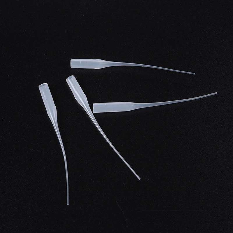 30Pcs 502 Rubber Hose Rubber Drip Tube Mouse Tail Dispensing Needle Dispens Hose dispensing needle pipette dripper straw