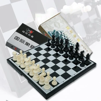 

Puzzle Chess Game International Chess Magnetic Toy Entertainment Gift Brain Activity Chess Young Adults Toy Toys & Hobbies