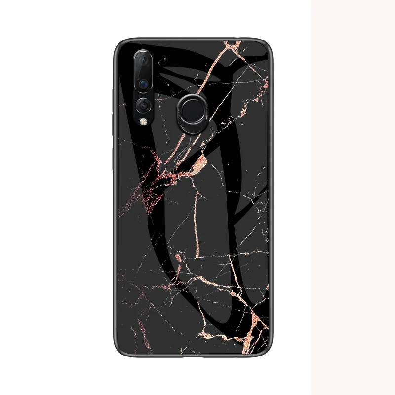 Golden Silk Black Для huawei Y9 Prime P Smart Plus Z STK-LX1 чехол мраморный глянцевый чехол из закаленного стекла для huawei Honor 10i 20i 10 20 Lite чехол - Цвет: Golden Silk Black