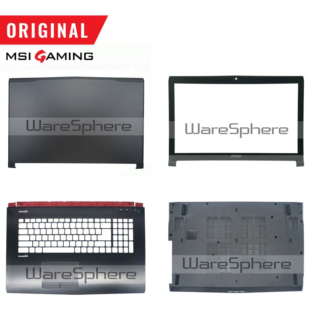 Новый оригинальный для MSI GE72 lcd передняя рамка 307791B214/задняя крышка Крышка