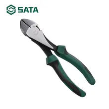 SATA 7" Diagonal Pliers Hand Tool Cutting Pliers Nippers For Wire Cutters Jewelers Cutters 70203A