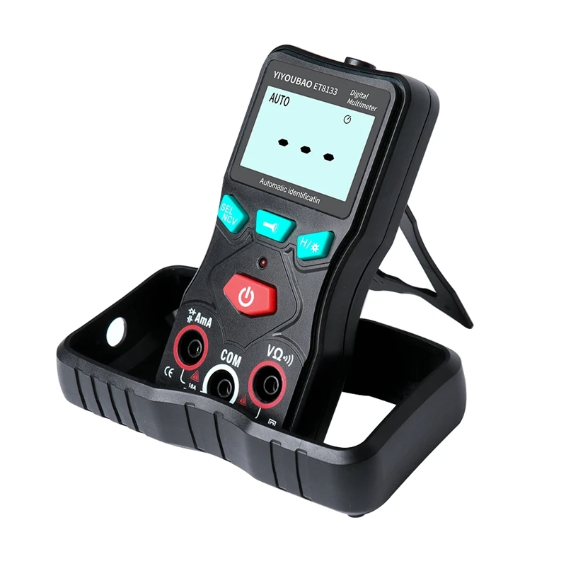 ET8133 цифровой мультиметр тестер авторизация True RMS Automotriz емкость Multimetro NCV хранение