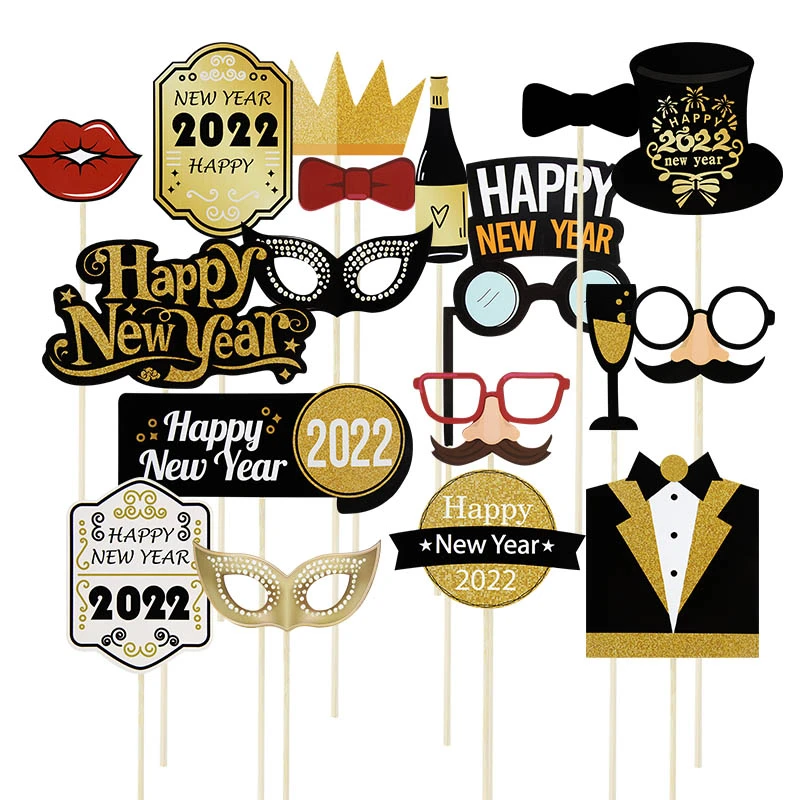 Dekorasi Tahun Baru Lucu Selamat Tahun Baru Alat Peraga Foto 2022 Kacamata Lucu Malam Natal Photobooth Dekorasi Kumis Bibir Natal Tahun Baru Pesta Alat Peraga Stan Foto|Photobooth Props| - AliExpress