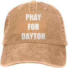 Мужская классическая бейсболка Pray for Dayton, кепка для папы, хлопок, мягкая, регулируемый размер