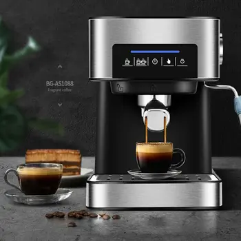 

Coffee Maker Express Espresso Machine Latte Cappuccino Stainless Steel 220V offee maker Milk Bubble Coffee Makers