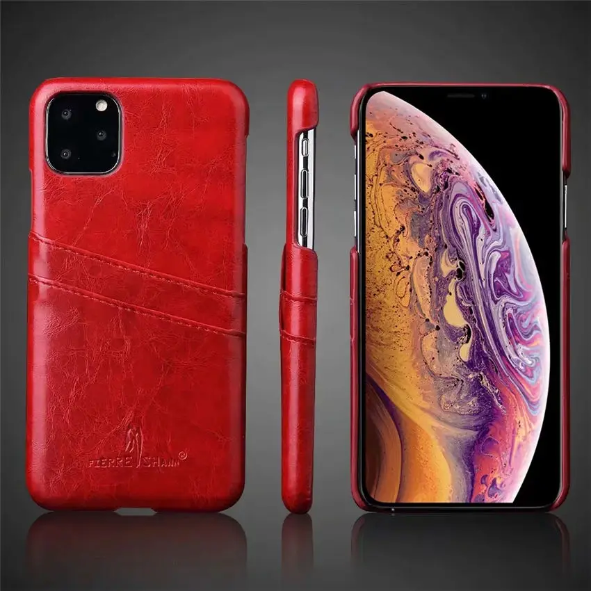 Натуральная кожа для iPhone 11 Pro Max Case XS XR Ретро винтажная задняя крышка X 7 8 6 6s Plus 5s SE
