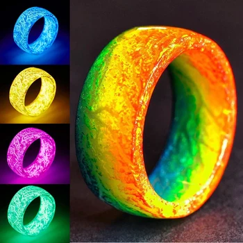 Colorful Glow In The Dark Ring