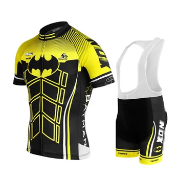 

Superman batman printing Cycling jerseys mountain bike Clothing Men Short Set Ropa Ciclismo Bicycle Wear Clothes Maillot Culotte