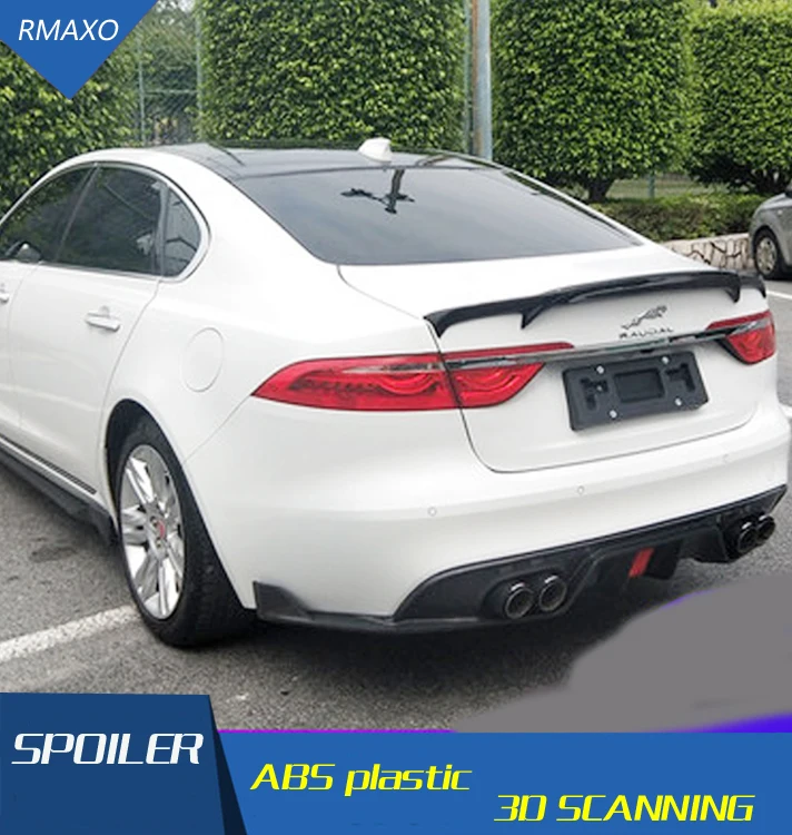 Спойлер для Jaguar XF XFL 2016-2018 спойлер высокого качества ABS Материал заднее крыло