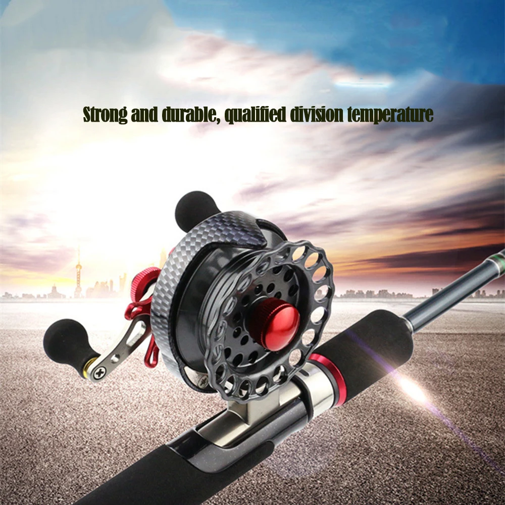 

4 + 1BB 3.5:1 Gear Ratio Fly Fishing Reel Left Right Hand 65mm Former Raft Fishing Wheel With High Foot Engineering Plastics