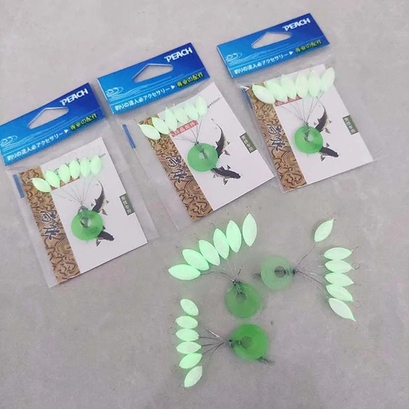 5 packs/lot Leucht Angeln Float S/M/L Oval Sieben-sterne Float Bohnen 11mm/13mm/15mm Schaum Karpfen Angelgerät Zubehör A422 – Detail 3
