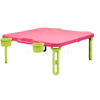 

The Picnic Table Bed Table Folding Outdoor Home Portable Light Table