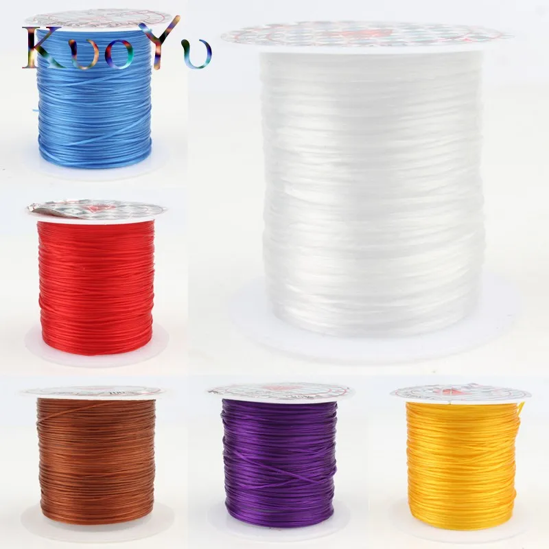 

10m/roll 0.8mm Multi-Colors Strong Stretchy Elastic Beading Wire String Thread Crystal Cord For Jewelry Making DIY Bracelets