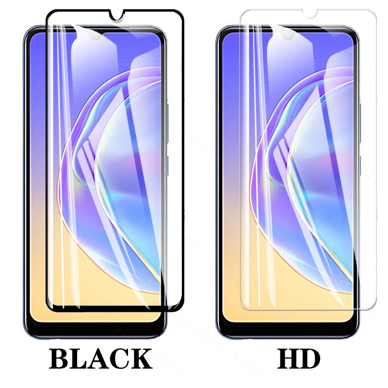 For Glass Vivo V21e 5G Full Cover Tempered Glass V21 V20 Se Pro V 21 20 Screen Protector Camera Glass V73 Y72 Y70 Y52 Y51 Y31