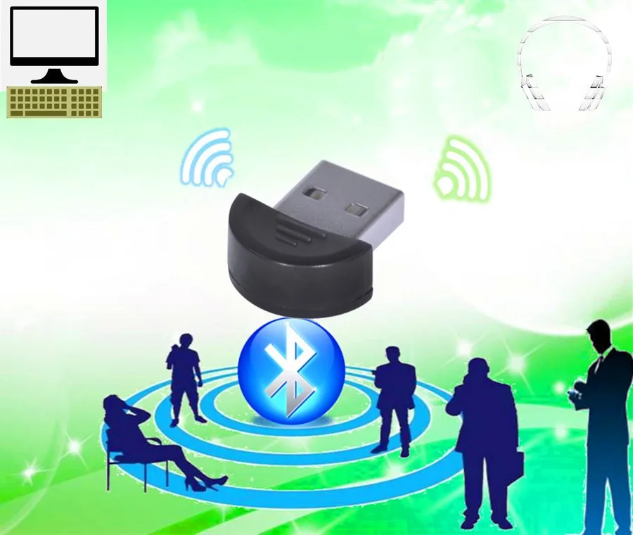1 шт. Универсальный мини беспроводной Bluetooth USB 2,0 адаптер беспроводной Bluetooth адаптер ключ для ПК ноутбук для WIN XP Vista