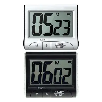 

LCD Digital Kitchen Timer Alarm Clock Cooking Count Up Countdown Alarm Magnet Clock Temporizador Cocina Stopwatch With Stand