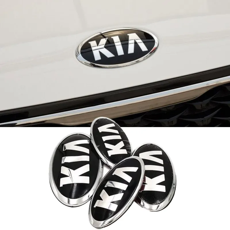 Наклейка на переднюю и заднюю решетку багажника автомобиля для KIA Logo Stinger Seltos Optima