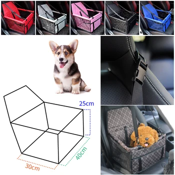 

New Pet Carriers Bag Travel Dog Car Seat Cover Folding Hammock Carrying For Kitty Puppy Dogs transportin Pet Supplies DCBA06