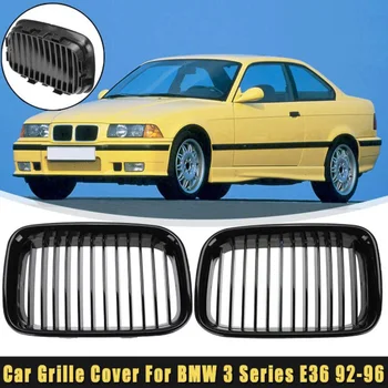 

2pcs Grills Front Sports Kidney For BMW E36 318 328 328 1992-96 Plastic