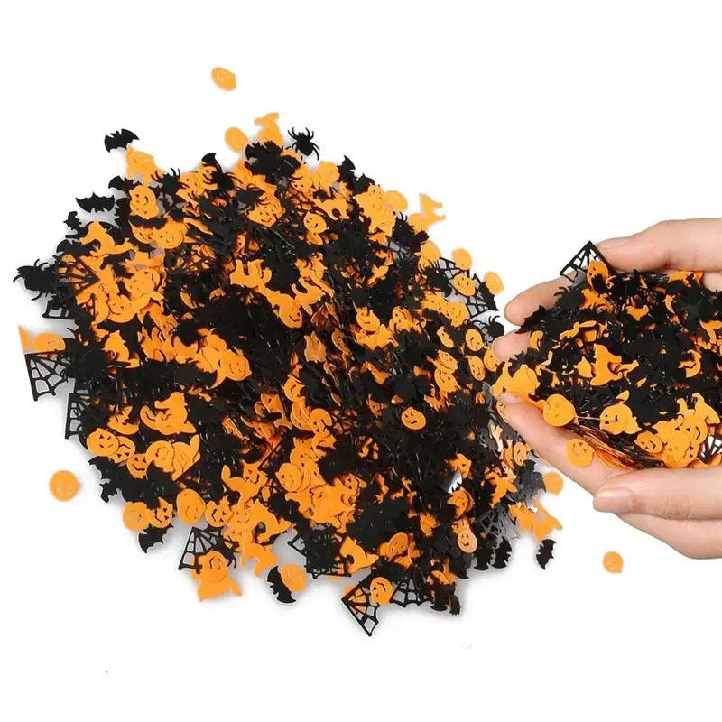 

Halloween Party Confetti Holiday Decoration Pumpkin Witch Spider Web Spider Sequin Throwing Confetti For Halloween Decoration A3
