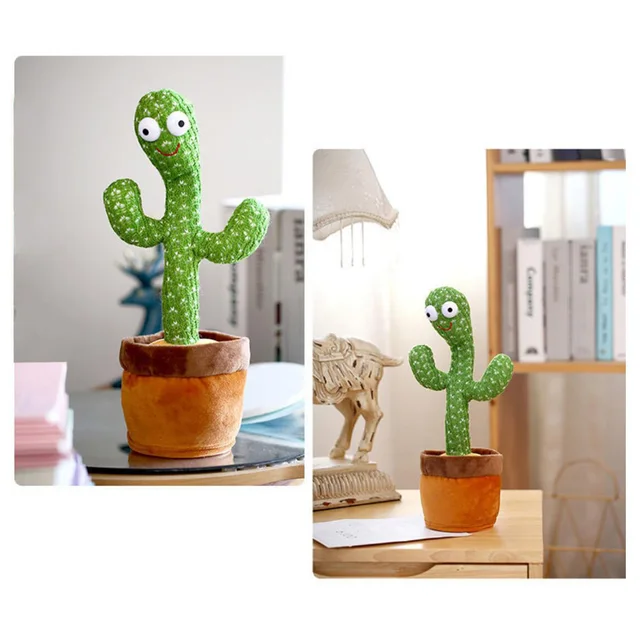 Lovely Talking Toy Dancing Cactus Doll Speak Talk Sound Record Repeat Toy Kawaii Cactus Toys Children Kids Education Toy Gift 6
