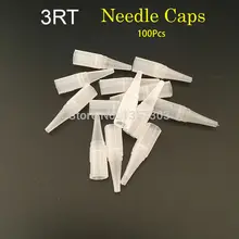 100 шт игла для татуировки бровей советы 3RT для постоянного макияжа пластиковые колпачки для татуировки совпадают для 3R иглы