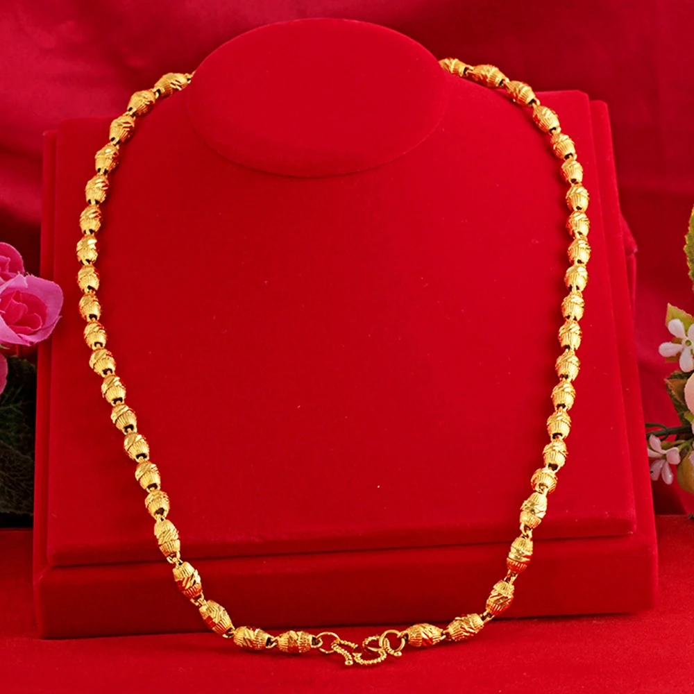 

Mens Hip Hop Necklace Chain Yellow Gold Filled Solid Classic Mens Jewelry Gift