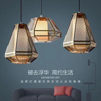 

japan pendant lights deco chambre crystal Home Decoration E27 Light Fixture restaurant lustre pendente hanging lamp