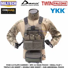 MILITECH TW FCSK 2,0 Advanced Slickster Ferro Plate Перевозчик с MFC 2,0 основной мешок и суб брюшной мешок загружаемый набор сделки