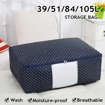 

Waterproof Storage Bags Luggage Organizer For Blankets Clothes Packing Washable Travel Home Quilt Pouch Finishing Dust Bag