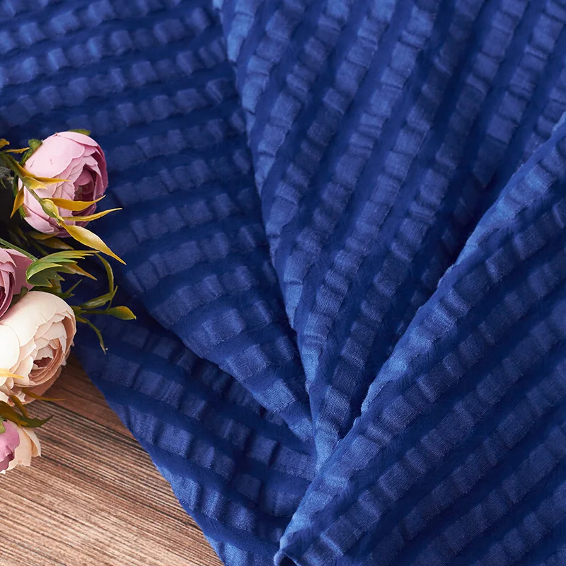 

Высококачественная ткань из вискозы и льна на весну и лето, полосатая ткань, высококачественное платье, рубашка, одежда costura