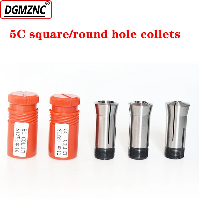 Manufacture 5C spring collet square hole round hole 3mm-26mm collet set clamping tool cnc machine parts shopsmith lathe chuck