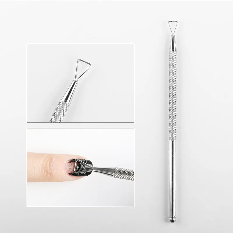 Толкатель для кутикулы ручки инструмент маникюра УФ-гель удаления толкатель