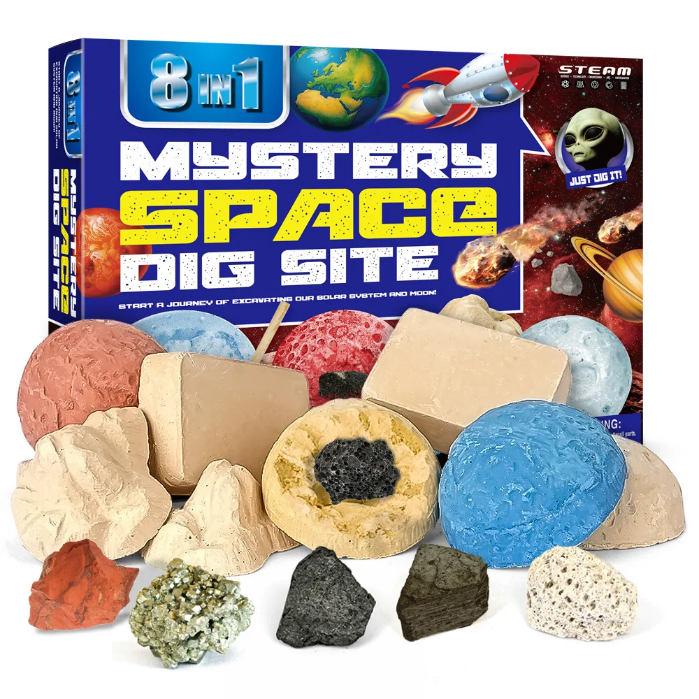 

DIY Children's Creative Archaeological Excavation Stone Gem Toy Set Blind Box New Exotic Toys Christmas Goods Gift for Kids