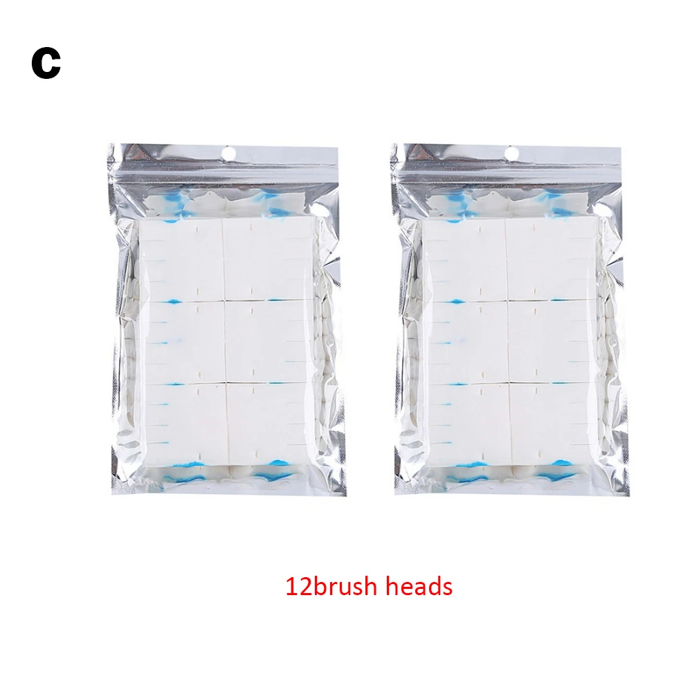 12pcs brush heads Щетка для унитаза с держателем подставки с длинной ручкой одноразовая Щетка Для Чистки унитаза сменные насадки для щетки Инструменты для уборки ванной комнаты - Цвет: 12pcs brush heads