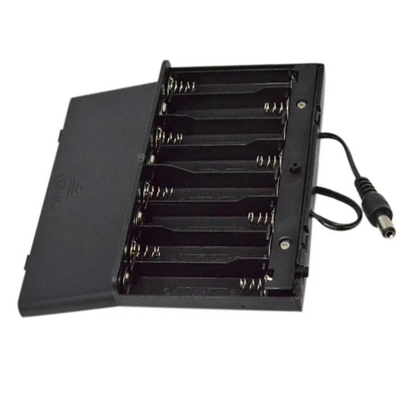 

12V AA Battery Box DIY Battery Holder Battery Packs Case Power Bank
