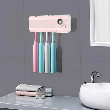 

Smart Wall Mount Rechargeable UV Light Disinfection Box Toothbrush Sterilizer sterilizer box intelligent closed sterilization