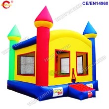 4x4,5 м надувной дом для продажи, Горячая Распродажа дизайн надувной батут замок moonwalk для внутреннего и наружного использования