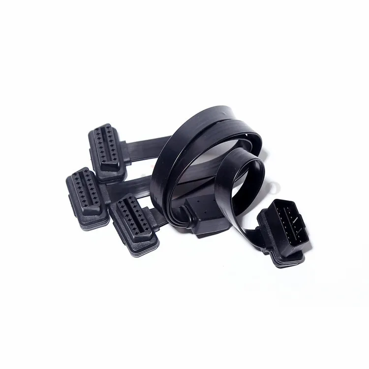 Авто инструменты одна точка три OBD плоская линия удлинитель 16PIN локоть один тащить три 16 ядро полная игла полная линия Длина 50 см