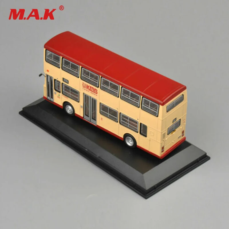 

1/76 Hongkong 11cm Road Bus Model Christmas Toys Double Decker Bus KMB Vehicles for collection