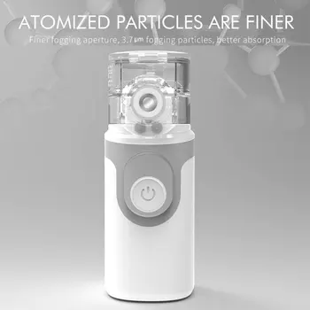 

492S Small Household Ultrasonic Grid Atomizer Portable Handheld Air Atomizer Adult Children Household Mute Atomizer