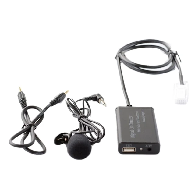 Auto Voiture USB Aux-in Adaptateur MP3 Joueur Radio Interface pour Toyota  Camry/Corolla/Matrix 2*6Pin