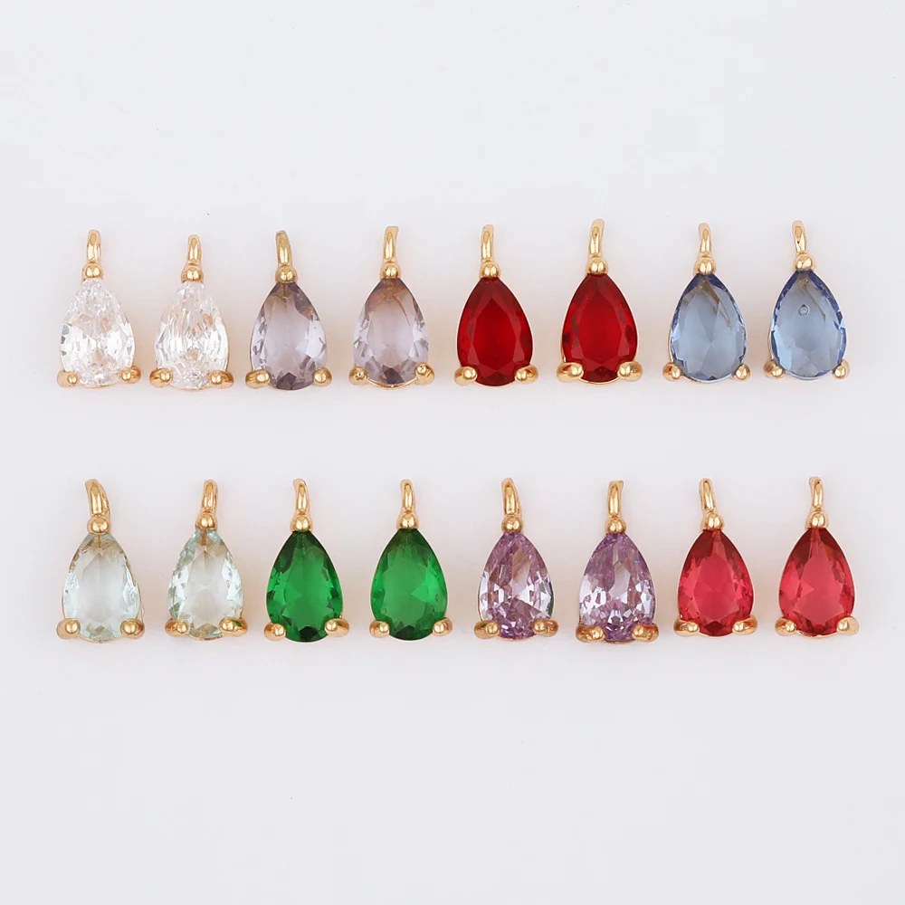 

WHSOK 50Pcs 4*9MM Earrings Pendants/Jewelry Accessories/Waterdrop Shape/Hand Made/Jewelry Findings & Components/DIY Making