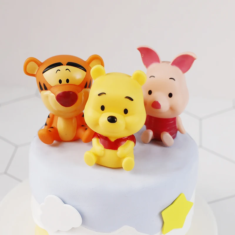 Disney Winnie the Pooh Cake topper accessorie Happy Birthday Cake Topper  Decoration for Party Supplies Boy Girl Baking Love Gift - AliExpress