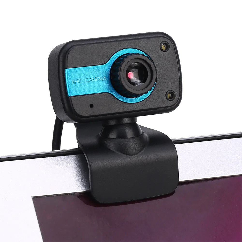 Built In Microphone HD Adjustable External Web Camera Digital For PC Laptop USB 2.0 Desktop Optical Lens Rotatable Accessory