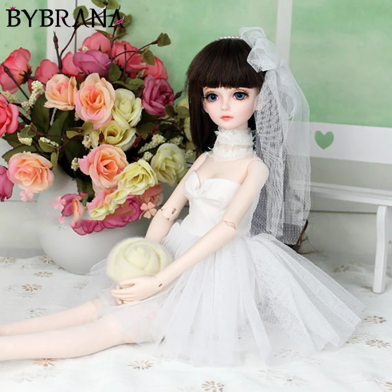 Платье для куклы Bybrana 1/3 1/4 Bjd юбка из пряжи сексуальная короткая Одежда BJD SD
