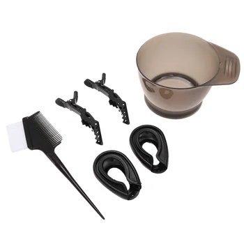 

Hair Coloring Tools Set Ear Caps Sectioning Clips and Bowl Hair Dye Comb Hair Tint Kit
